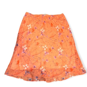 David Wayne floral‎ midi skirt women’s size 26/28w
